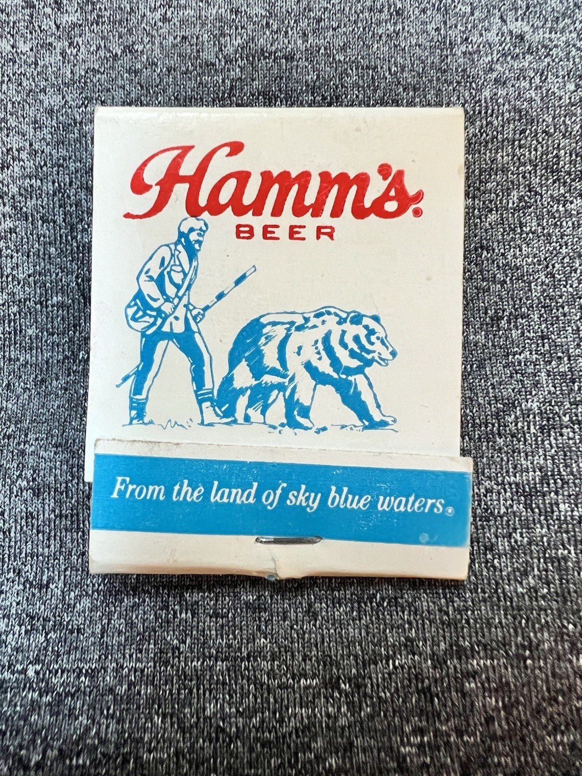 Vintage Hamm’s Beer Matchbook Full Book Matches Land of Sky Blue Waters c.1960’s