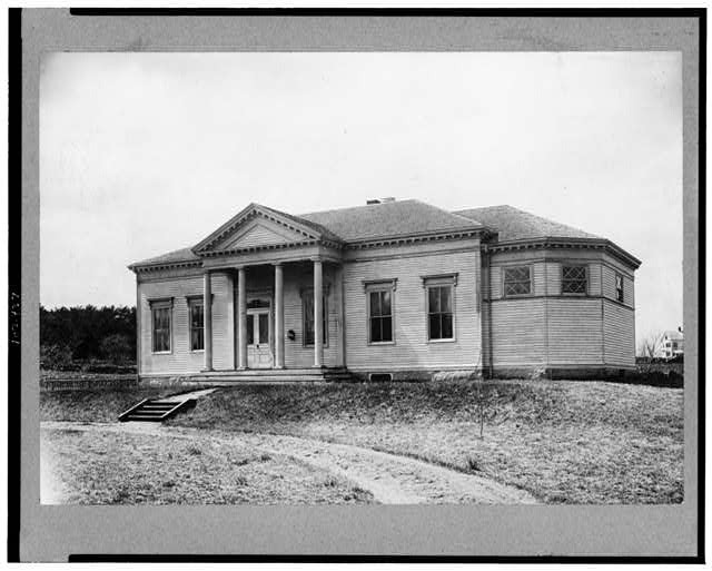 Marshfield Hills Massachusetts Cliff Rodger\'s Free Public Library c1906