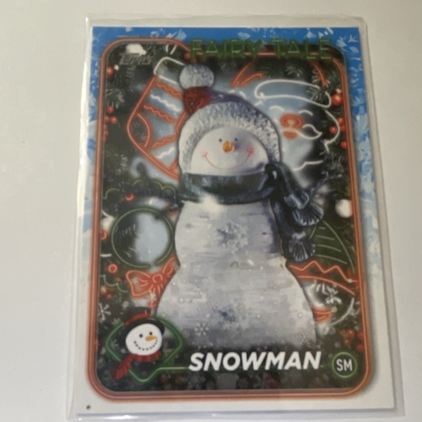 2024 Topps Fairy Tale MLB Insert SM-1 Snowman Non-Sport Trading Card