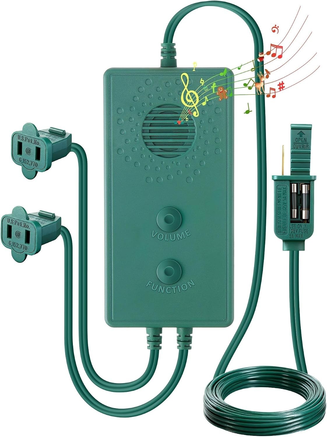 Vintage 90S Musical Christmas Lights Controller, Singing Christmas Tree Lights C