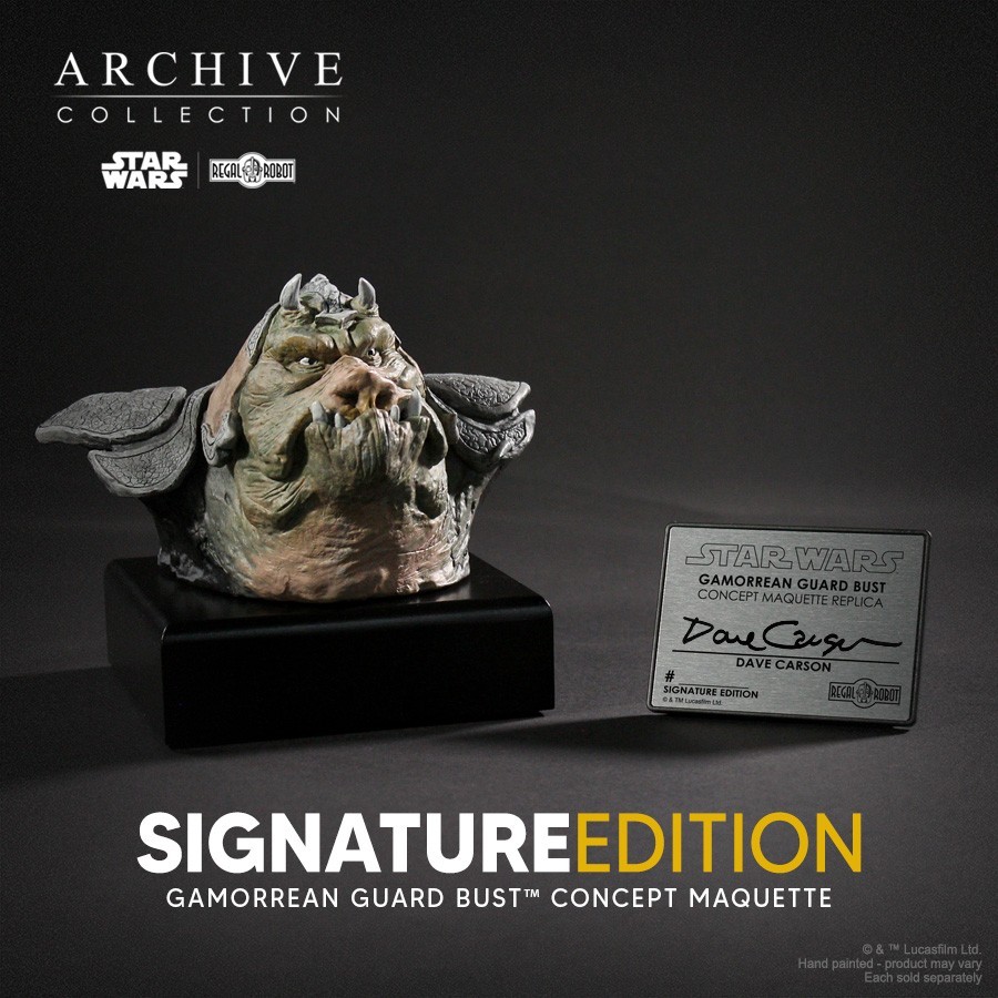 Regal Robot Star Wars ROTJ Gamorrean Guard Concept Maquette Signature Edition