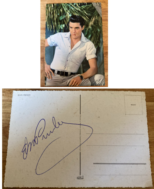🎸✨ ELVIS PRESLEY ORIGINAL AUTOGRAPH | Autograph - APARTMENT FIND FRIEDBERG🎸