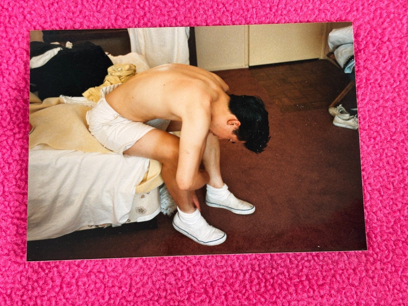 MALE BEAUTY bed SNAPSHOT PHOTO gay interest UNDERWEAR waking up TIE SHOES MALE BEAUTY bed SNAPSHOT PHOTO gay interest UNDERWEAR waking up TIE SHOES