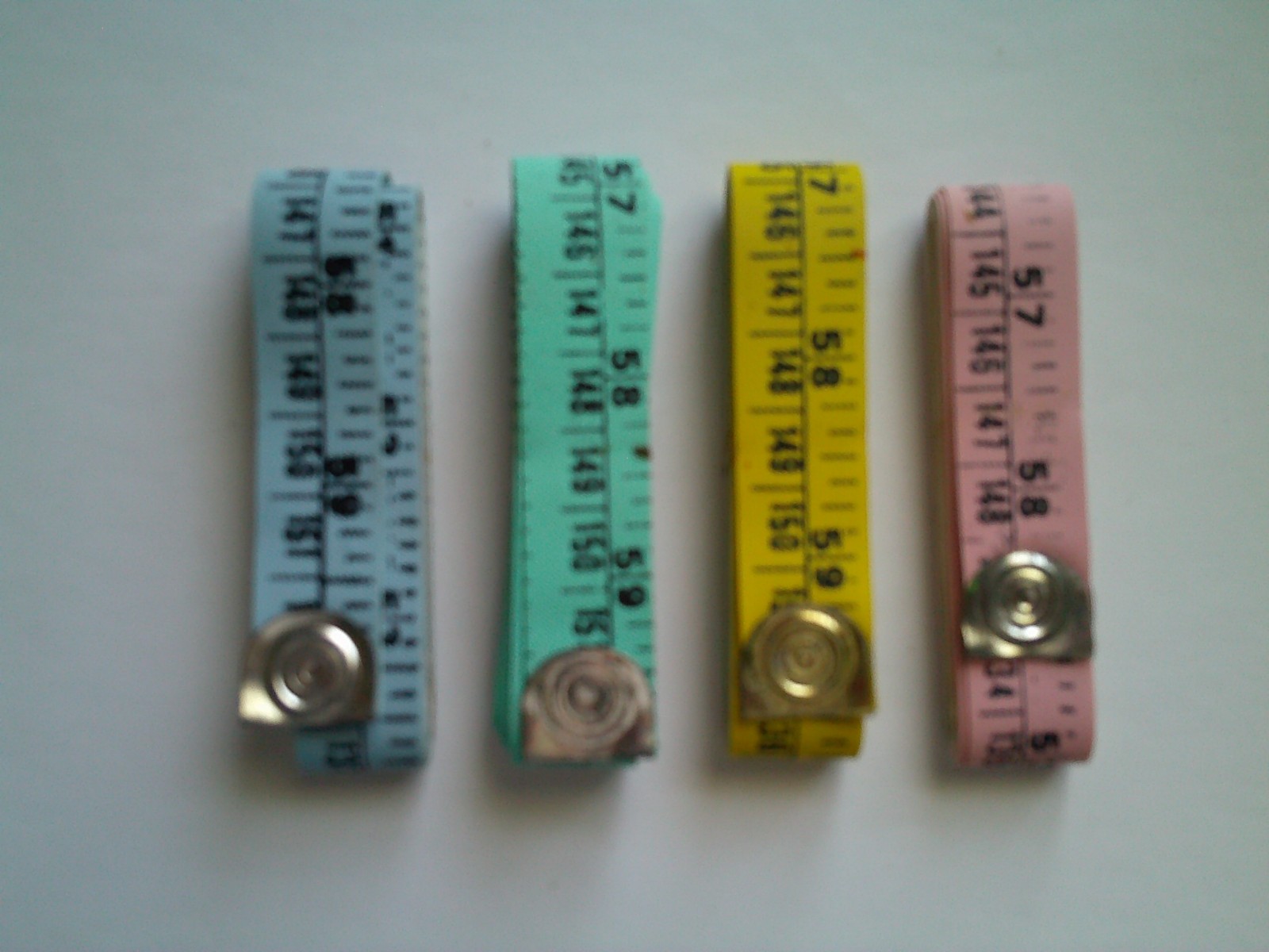 Vintage Tailor Sewing Tape Measures made in India Lot of 4