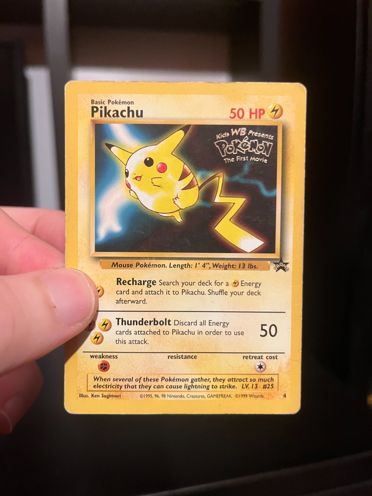 Pikachu - 4 - WOTC Promo - LP Pikachu - 4 - WOTC Promo - LP