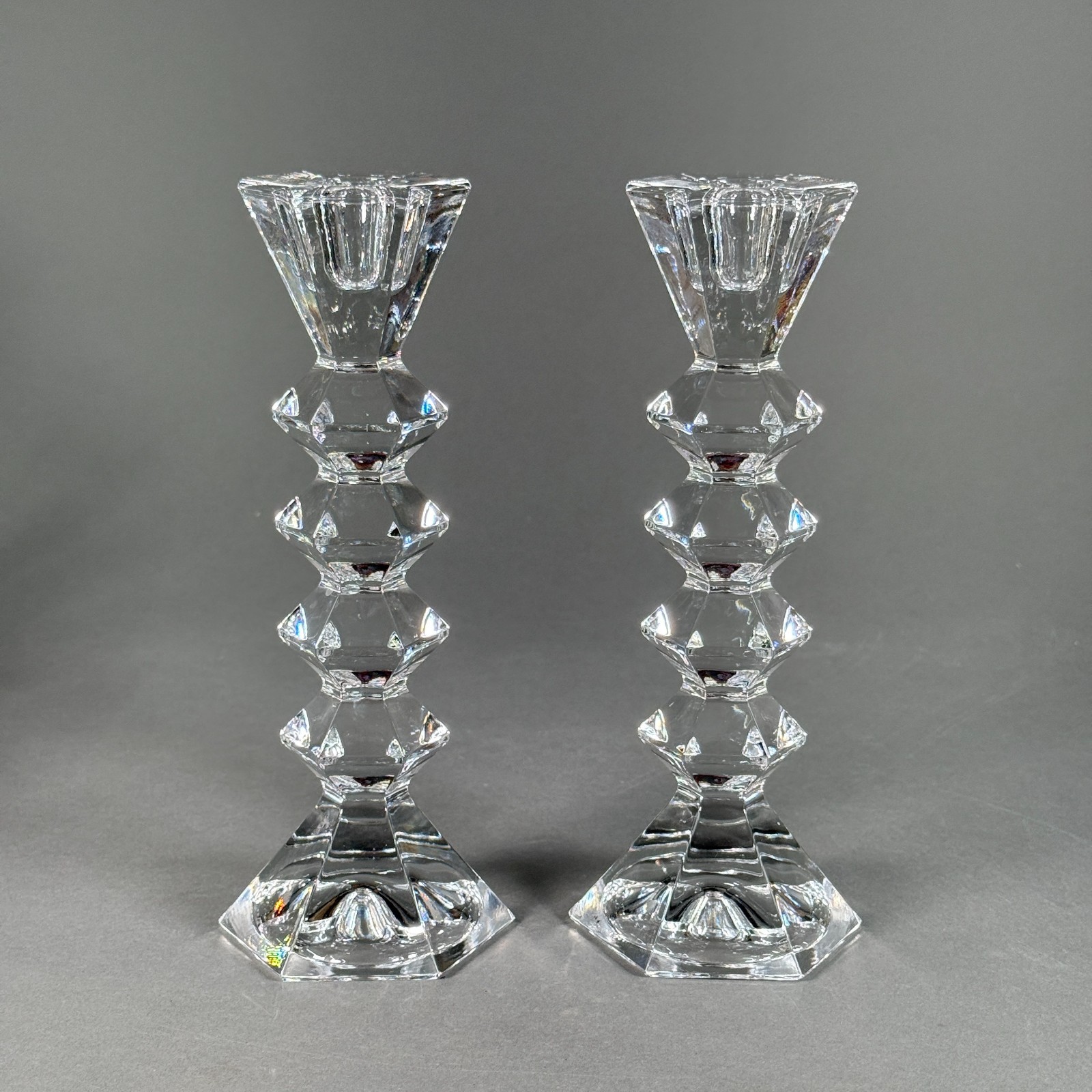 Pair Vintage Oleg Cassini Signed 10\