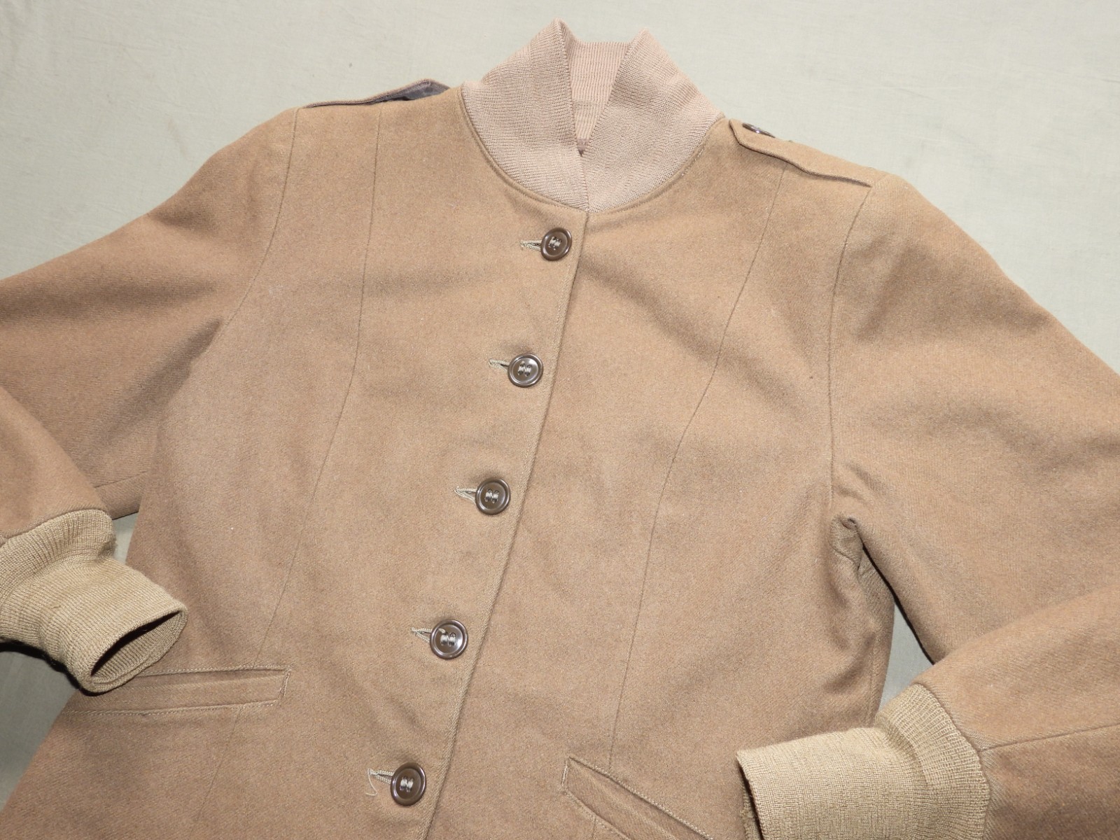 US Army WW2 WAC Women\'s M-43 Wool Field Jacket Liner EXC \'44 10R Female Coat Vtg