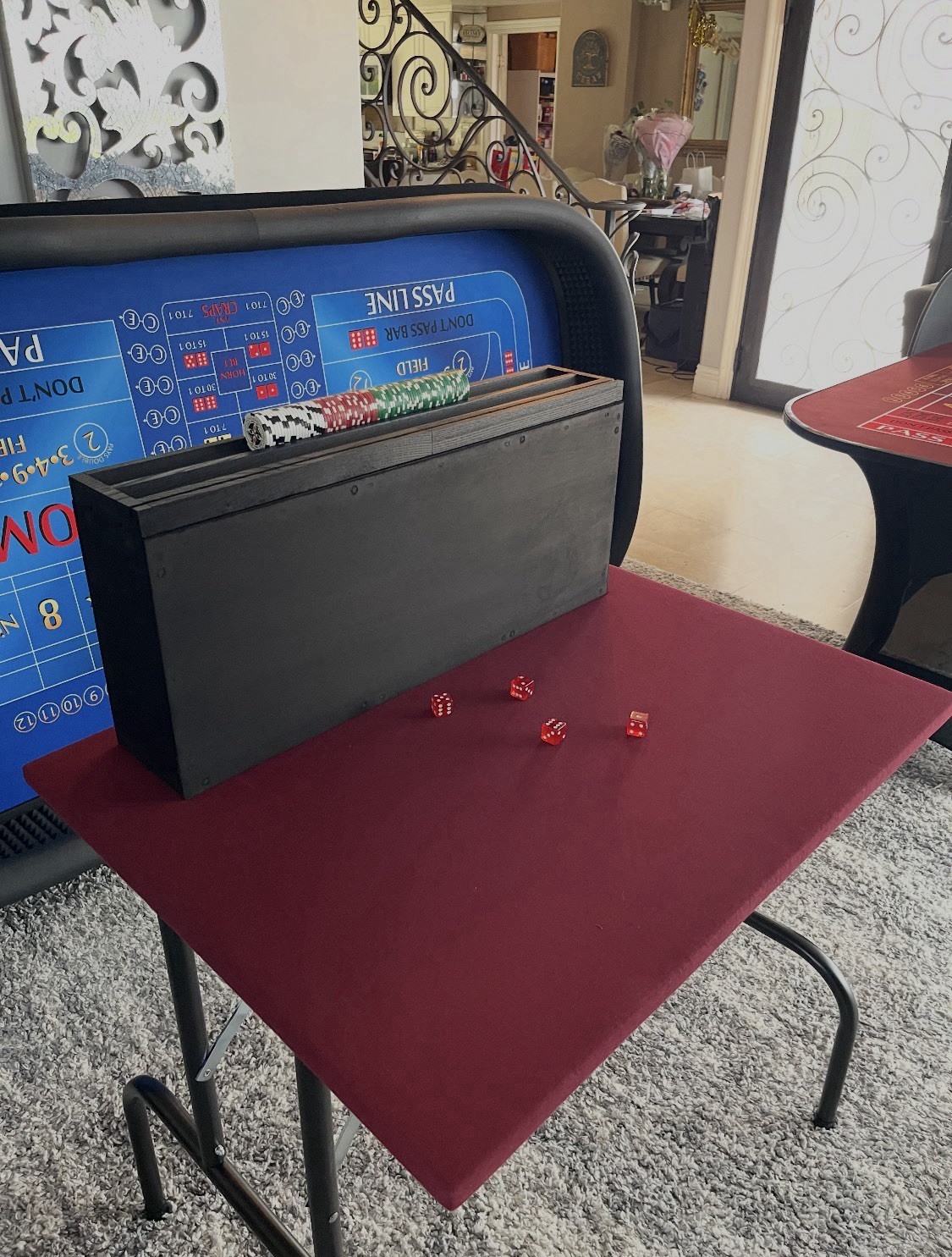 Craps Throwing Station