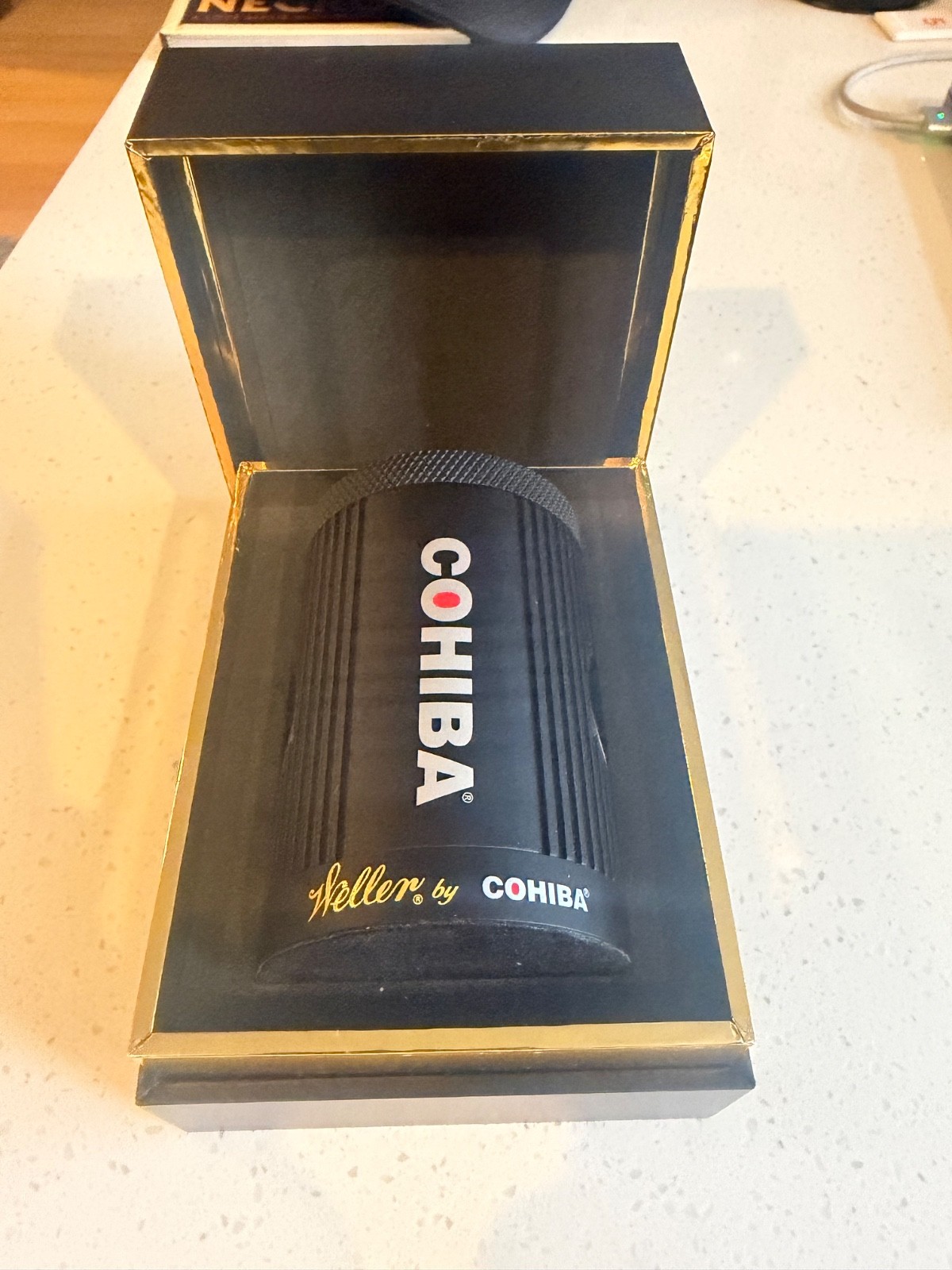 Weller Black Cohiba Cigar Cutter Bourbon Buffalo Trace Pappy Winkle Elmer Stagg