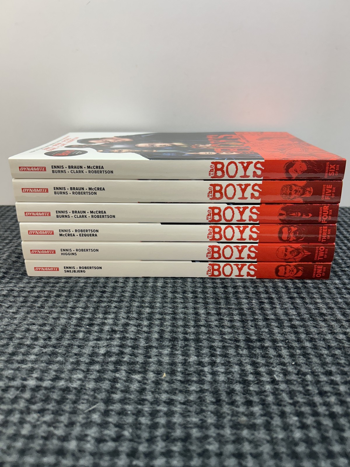 The Boys Omnibus TPB Complete Set Volumes 1-6 Dynamite Garth Ennis Graphic Novel