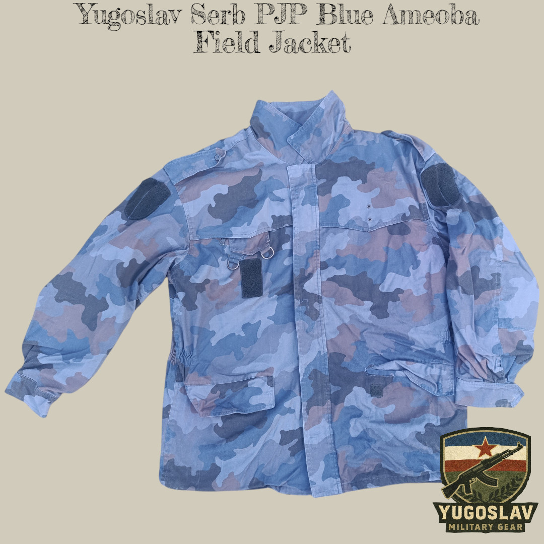Yugoslavia/Serbia/Bosnia/Balkan Police PJP Blue Ameoba Field Jackets