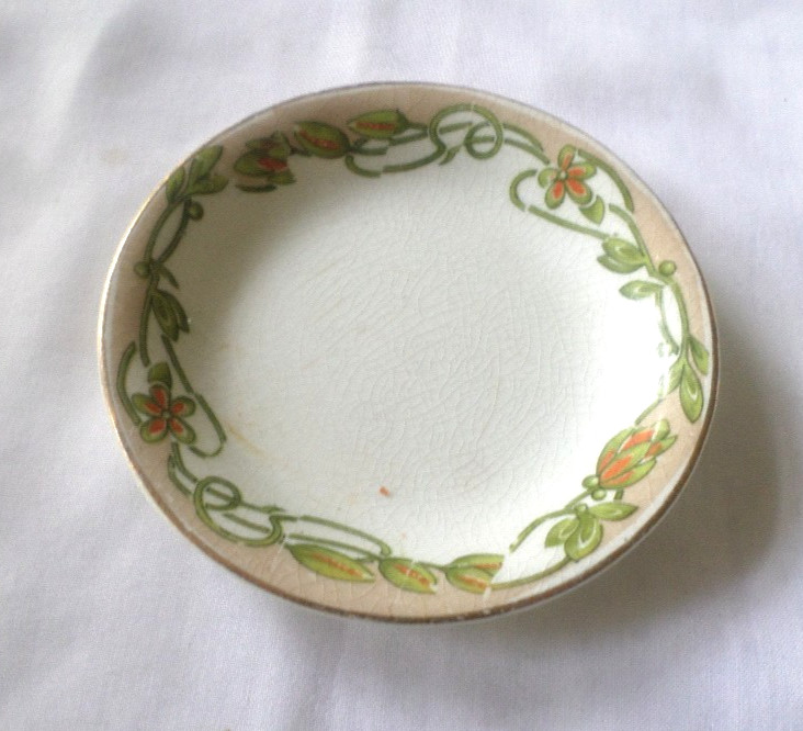 Vintage Grindley Butter Pat FLOWERS