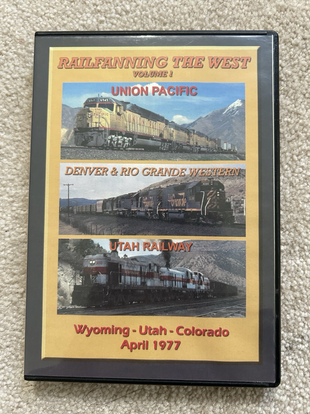 Railfanning The West Volume 1 DVD by JPM Media