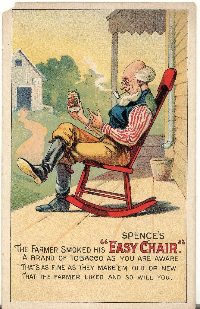 ANTIQUE VICTORIAN TOBACCO TRADE CARD ANTIQUE VICTORIAN TOBACCO TRADE CARD