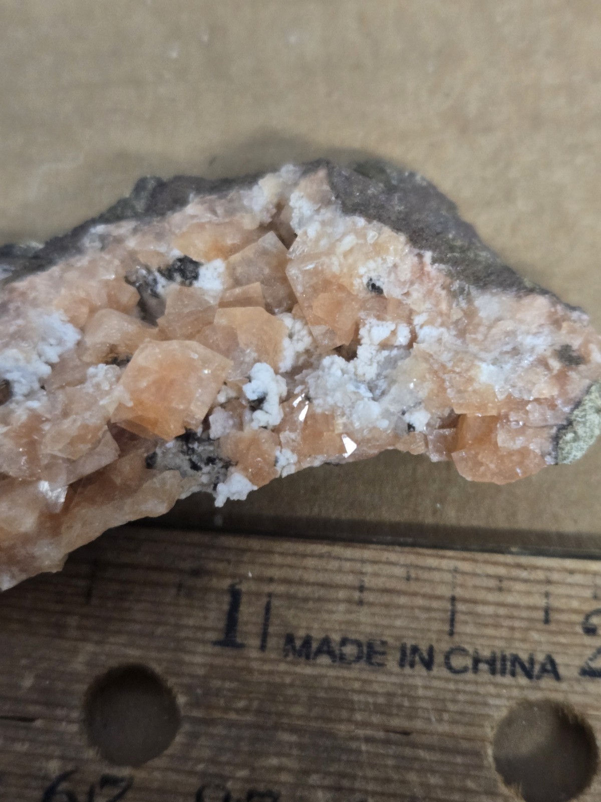 Rare Orange Chabazite specimen