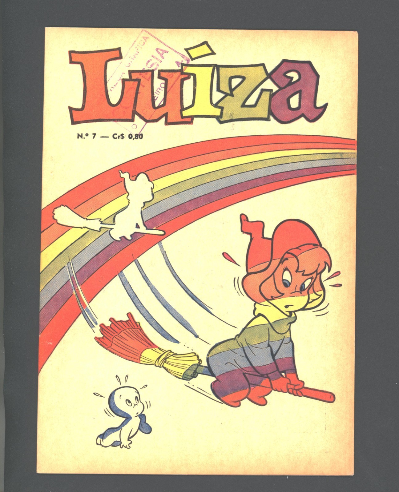 Luiza #7 1971 Brazilian copy 7.0 grade rainbow on cover Luiza #7 1971 Brazilian copy 7.0 grade rainbow on cover