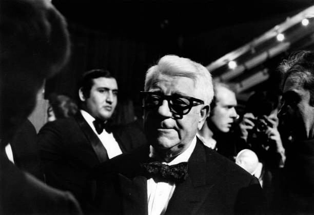 The French actor Jean Gabin Union des Artistes gala Paris 1960s Old Photo