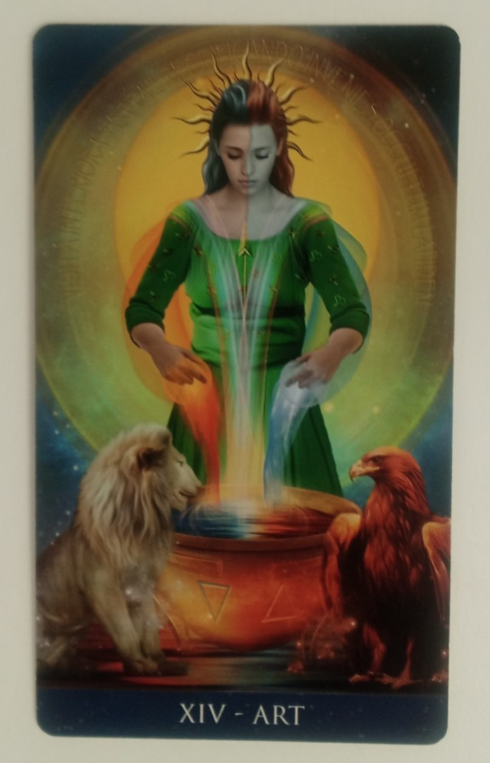 Millennium Thoth Tarot Card XlV Art 4.75\