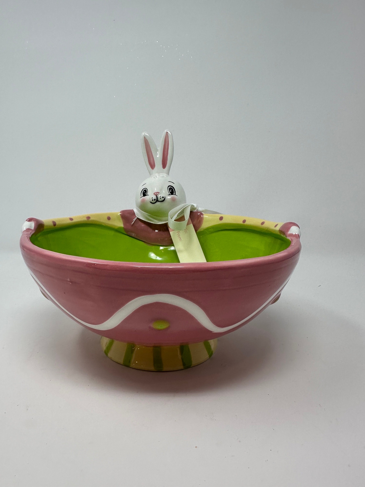 Johanna Parker Carnival Cottage Easter Bunny Bowl, Johanna Parker Bowl, NEW Johanna Parker Carnival Cottage Easter Bunny Bowl, Johanna Parker Bowl, NEW