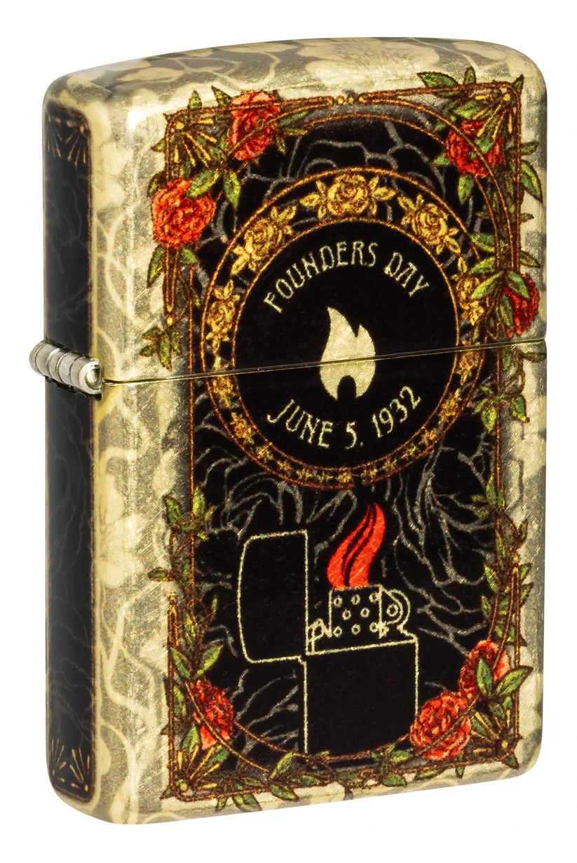 Zippo 2025 Founder\'s Day Collectible Limited Edition Only 5,000 Pieces 46774 Zippo 2025 Founder\'s Day Collectible Limited Edition Only 5,000 Pieces 46774