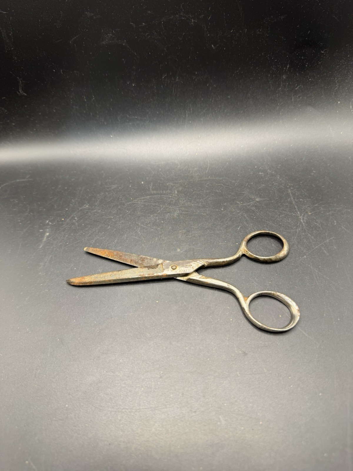 Vintage Industrial Scissors Shears Stamped Guaranteed Tool Steel Patina Prop