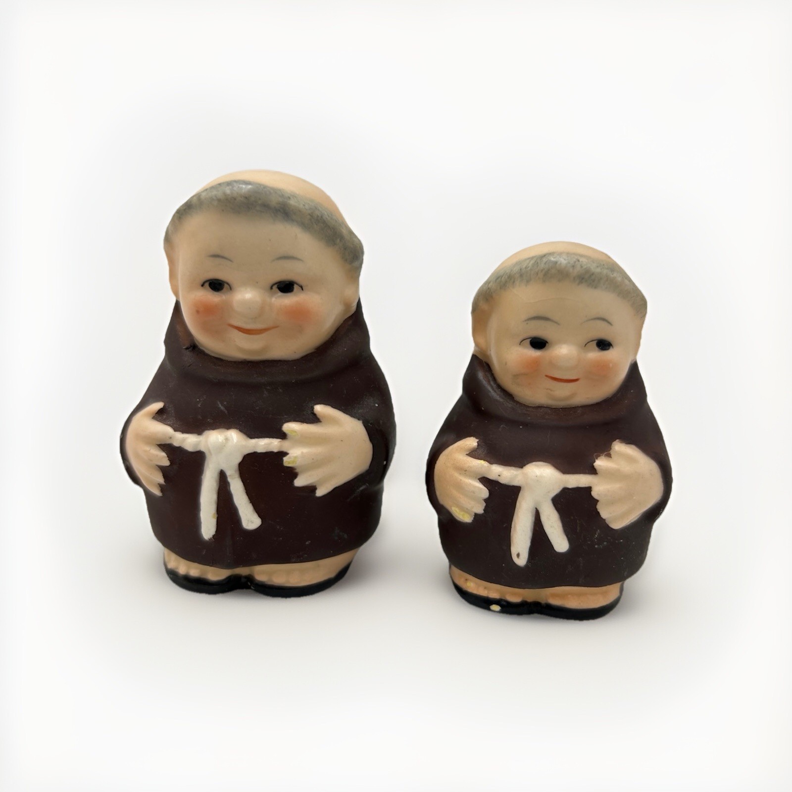 Goebel Friar Tuck Salt and Pepper Shakers 2 - 3/4