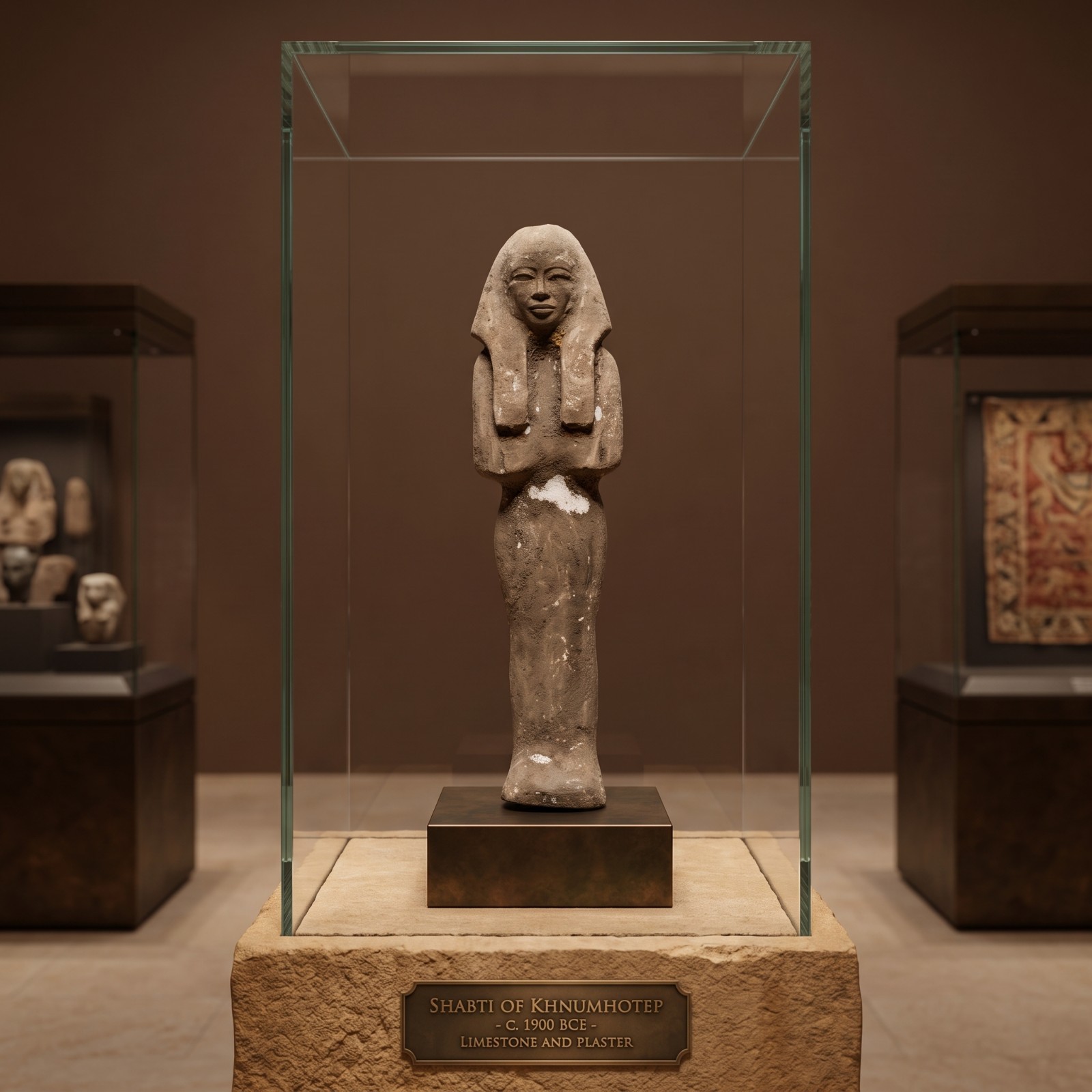 Handcrafted Ushabti Figurine Ancient Egyptian Tomb Relic Art