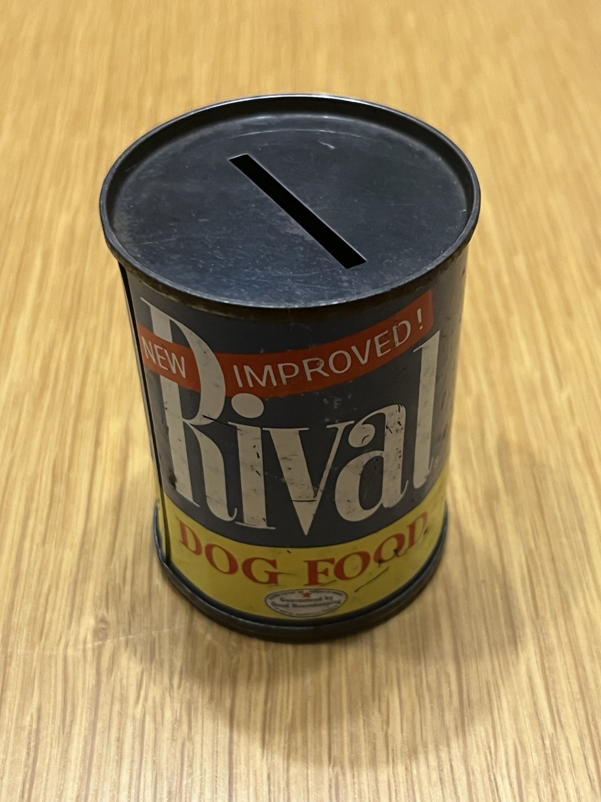 Rival Dog Food Coin Bank 