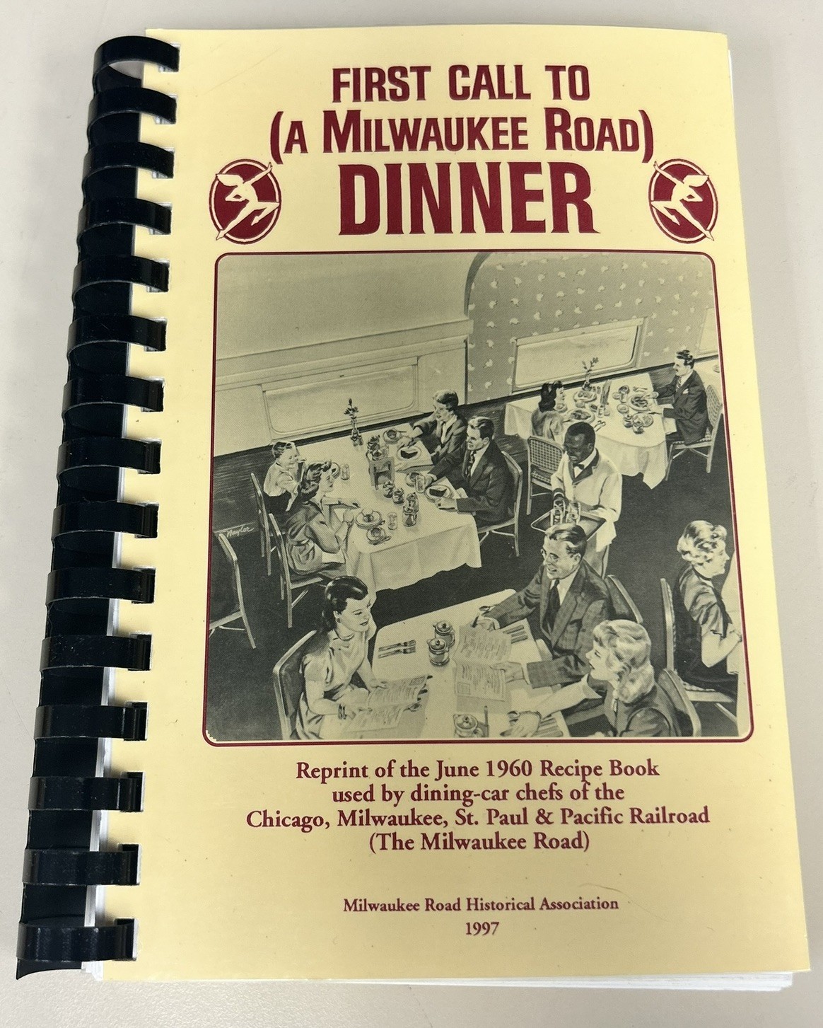 First Call to A Milwaukee Road Dinner Recipe Book Milw Rd Dining Car 97’ reprint First Call to A Milwaukee Road Dinner Recipe Book Milw Rd Dining Car 97’ reprint