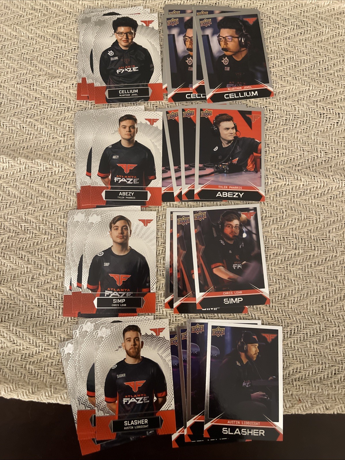2023 Call Of Duty Atlanta Faze Card Lot 
