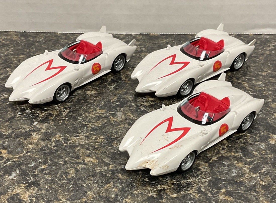 Lot Of 3 2008 Hallmark “Speed Racer” Ornaments