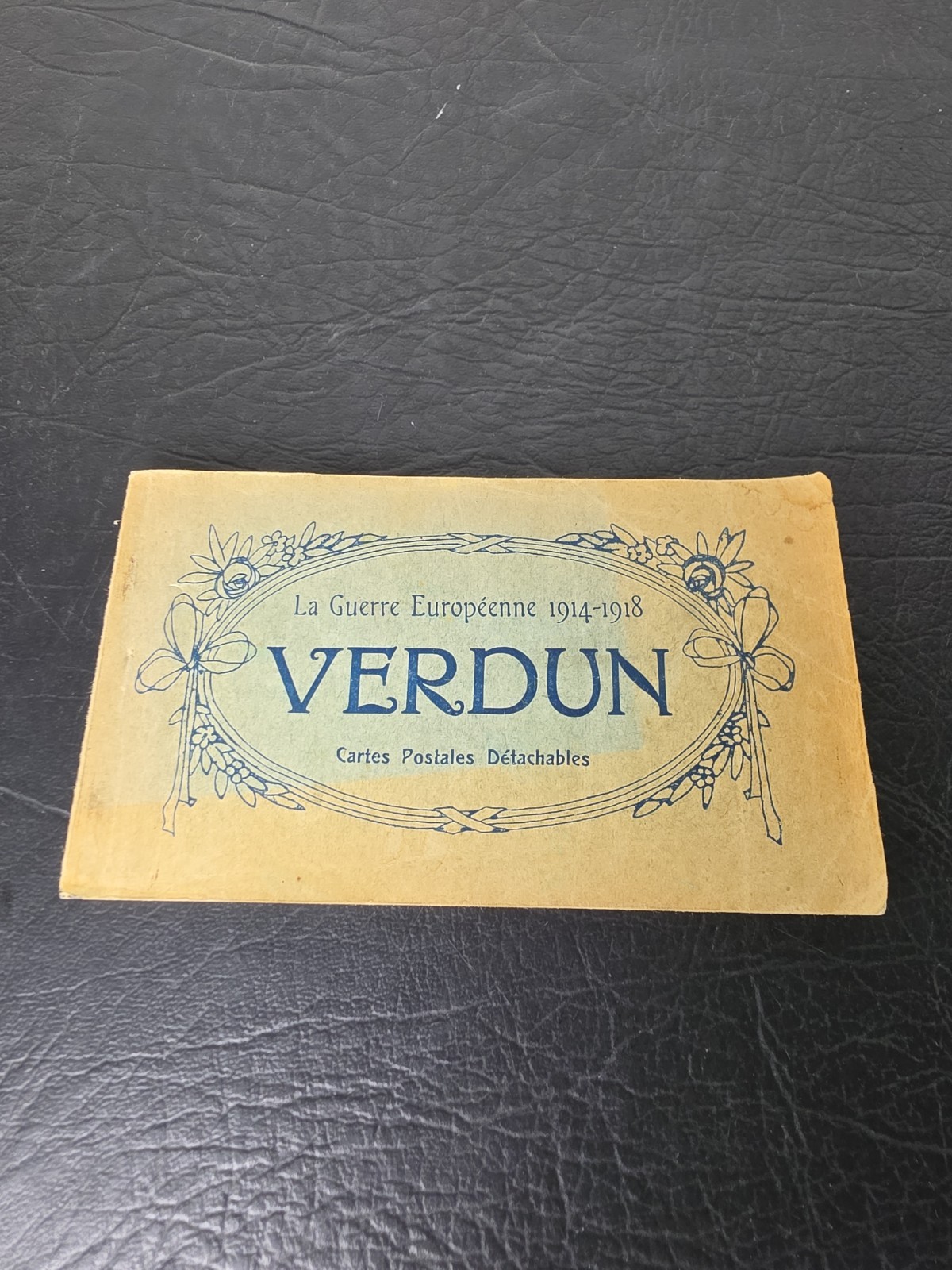 WWI French Postcard Booklet VERDUN 1914-1918 20 Detachable Real Photo RPPC