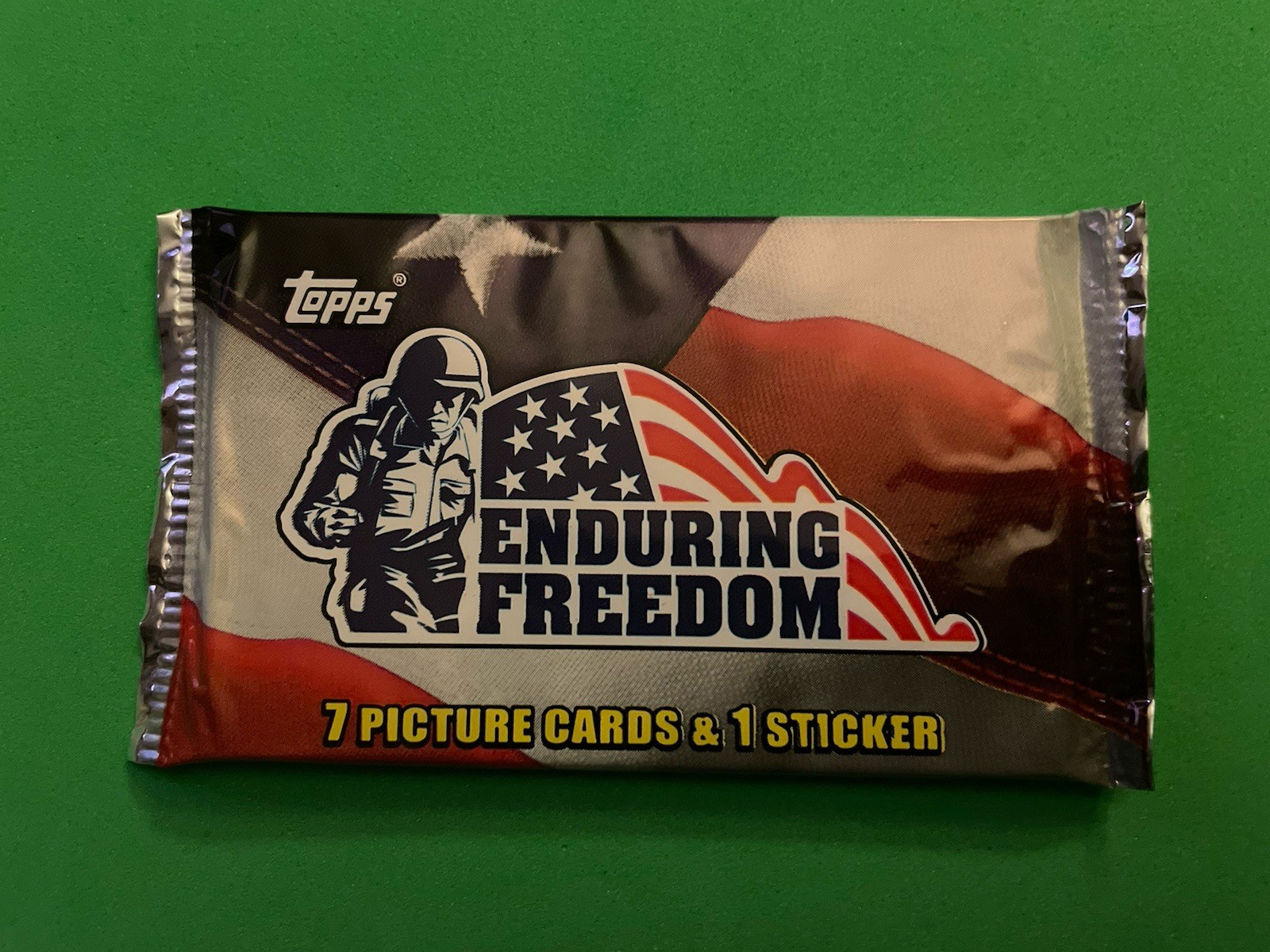 2001 Topps Enduring Freedom Card Pack Unopened Sealed Osama Bin Laden Rookie ?? 2001 Topps Enduring Freedom Card Pack Unopened Sealed Osama Bin Laden Rookie ??