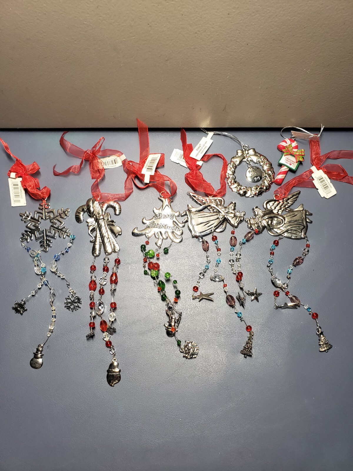 Lot 7 Ganz Christmas Ornaments All New Never Used 