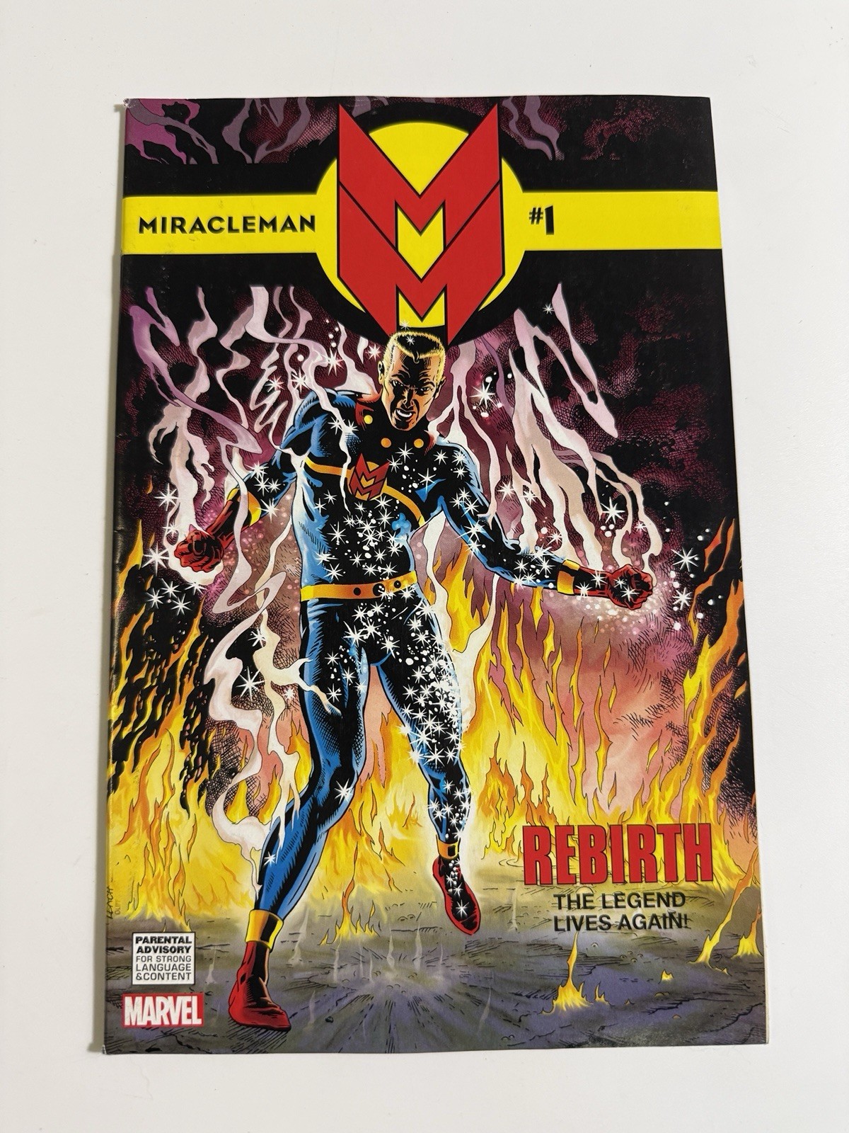 Miracleman #1 Garry Leach Classic Variant Marvel Comics 2014 Original Cover Miracleman #1 Garry Leach Classic Variant Marvel Comics 2014 Original Cover