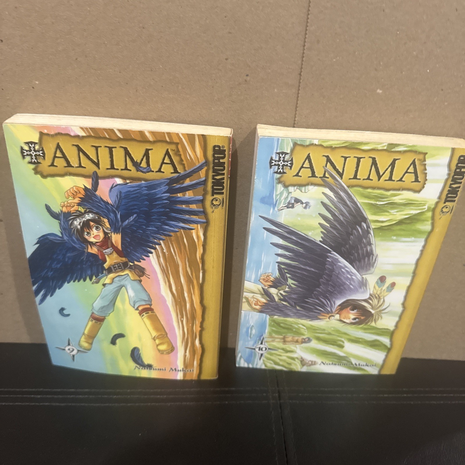 +Anima Manga Volumes 9 & 10 Natsumi Mukai Tokyopop Fantasy Lot of 2