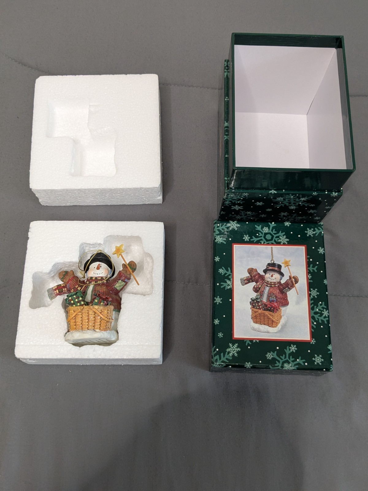 Vintage 2002 Longaberger Lang & Wise Ornaments Friendship Glows Snowman Ornament Vintage 2002 Longaberger Lang & Wise Ornaments Friendship Glows Snowman Ornament