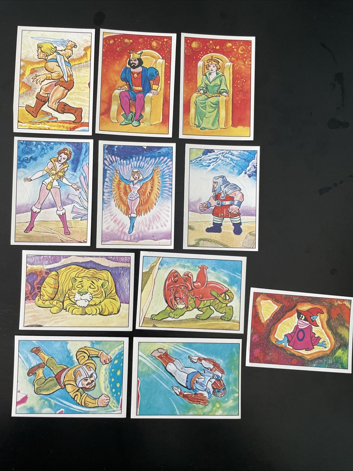 11 1983 Panini He-Man and the Masters of the Universe MOTU Stickers Heroes