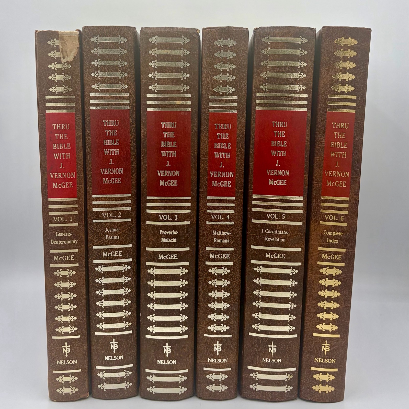 Thru The Bible With J. Vernon McGee 6 Volume Hardcover Set Nelson Complete Thru The Bible With J. Vernon McGee 6 Volume Hardcover Set Nelson Complete