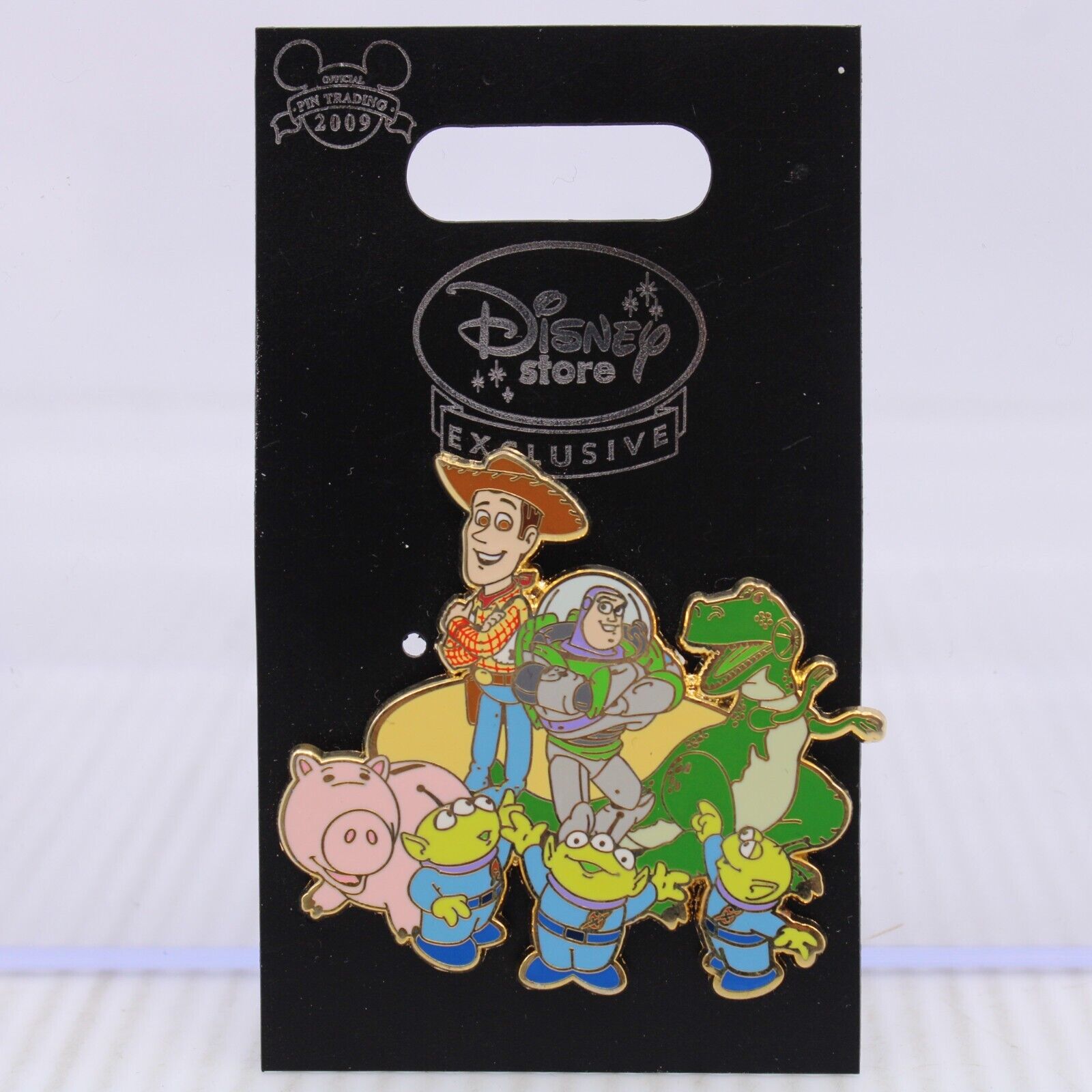 C4 Disney Store DS Europe Pin Toy Story Characters Woody Buzz Rex Hamm LGM