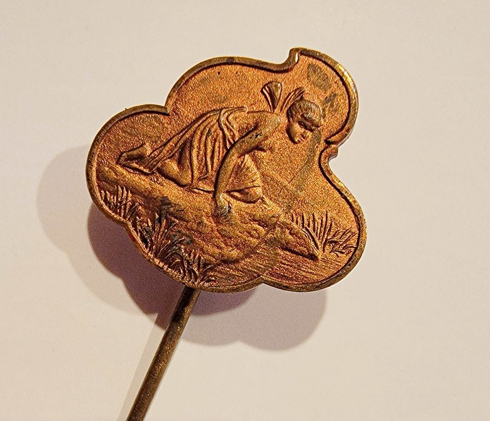 Antique 1902 White Rock Soda Stickpin Psyche Robert M Boyce Philadelphia PA Ad