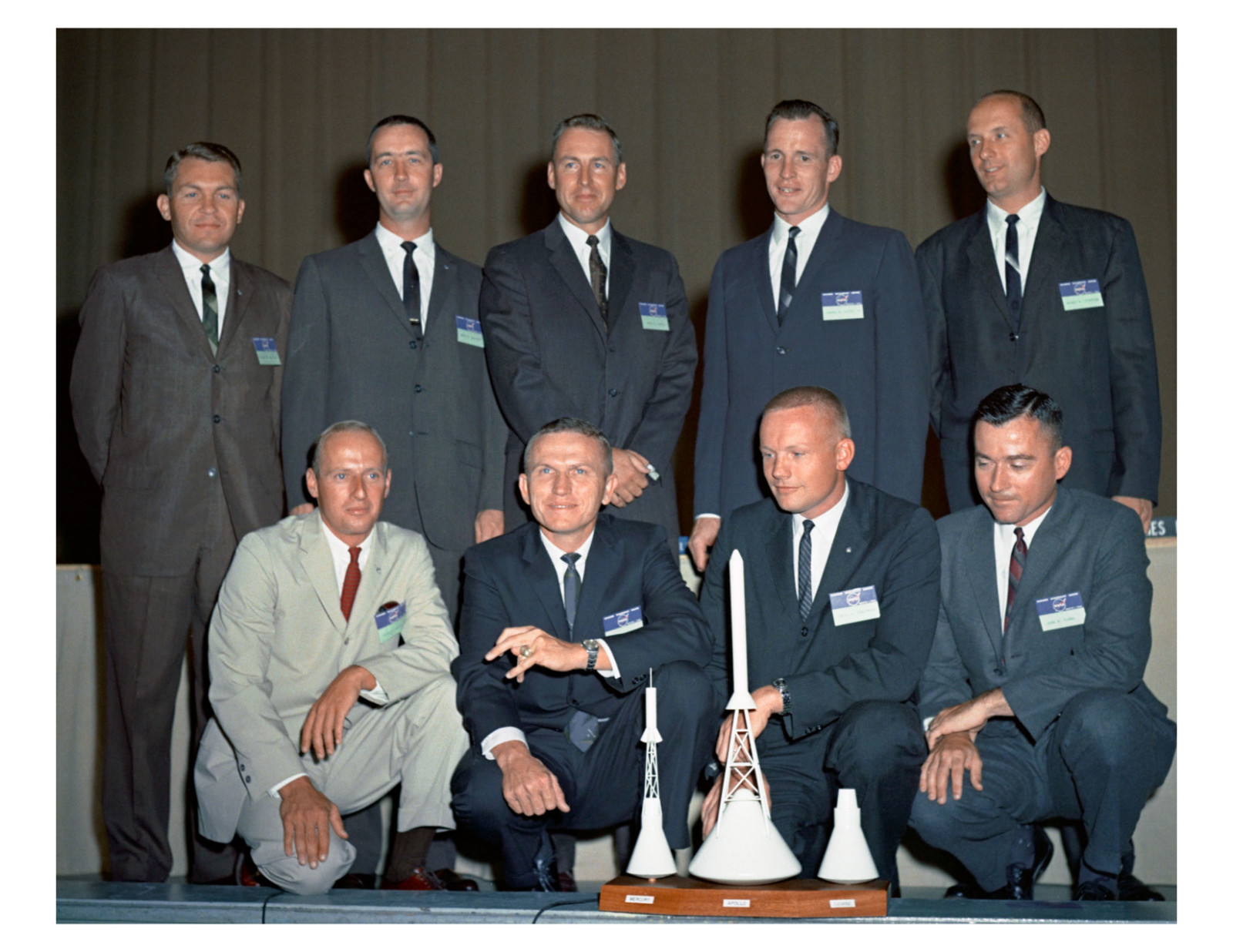 1962 NASA\'s Group 2 Astronauts - Next Nine - 8x10 Photo On 8.5\
