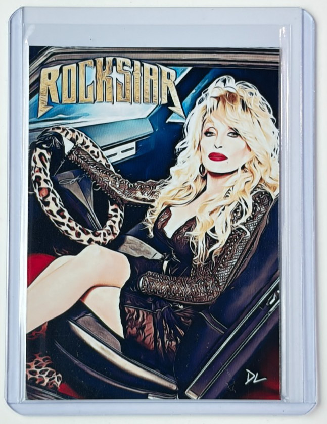 Dolly Parton Limited Edition Artist Signed “Rockstar” Trading Card 2/10