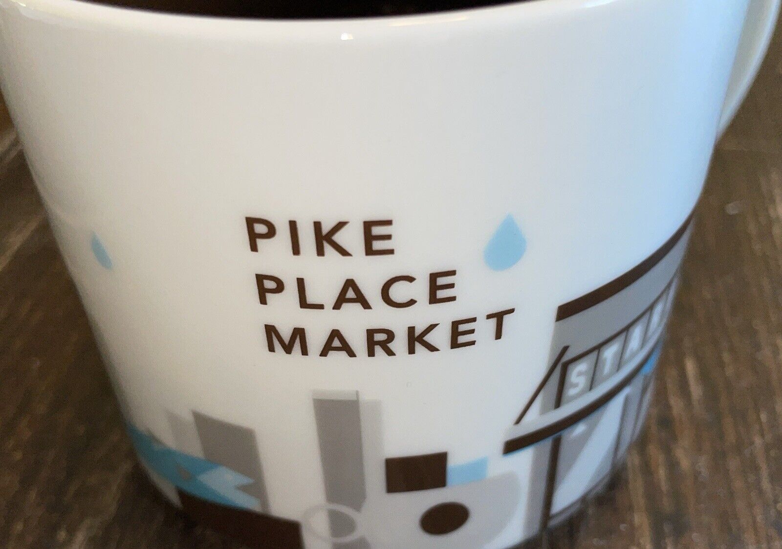 Starbucks Pike Place Market Mug You Are Here 2015 Collectors City Series Cup C22