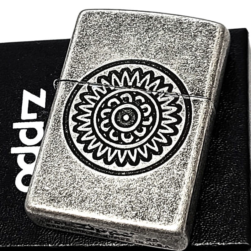 Zippo Lighter CASE ONLY One Dot Mahjong Tile antique silver Present Gift