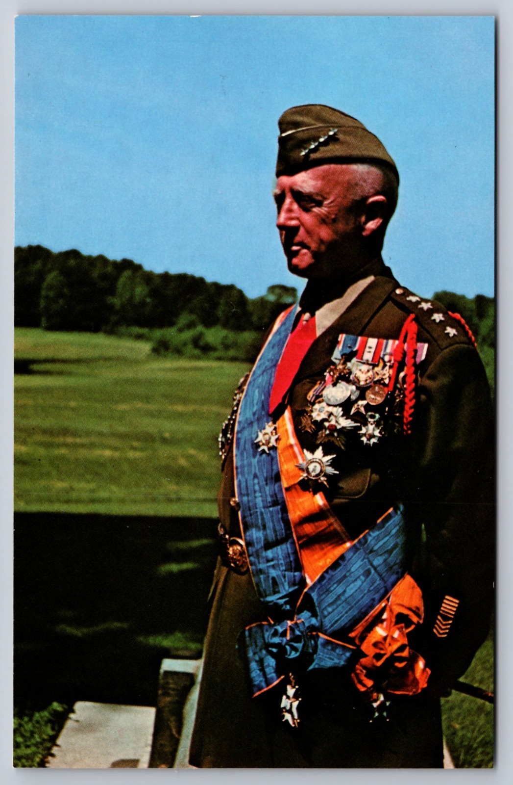 General George S. Patton in 1945 Patton Museum Fort Knox Kentucky c.1977