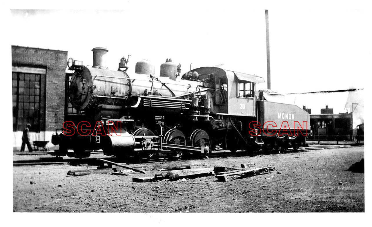 25B600G RP 1938/1980s CI&L MONON RAILROAD 0-6-0 LOCO #30 LOUISVILLE KY