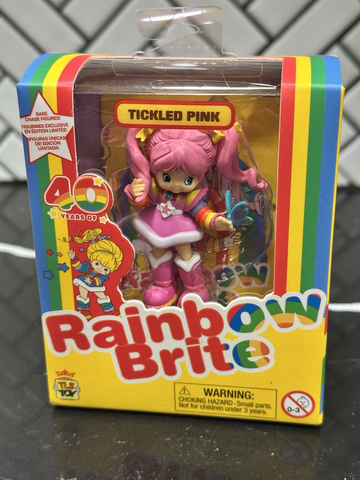 Rare Chase The Loyal Subjects Rainbow Brite 40th Anniversary Tickled Pink Figure