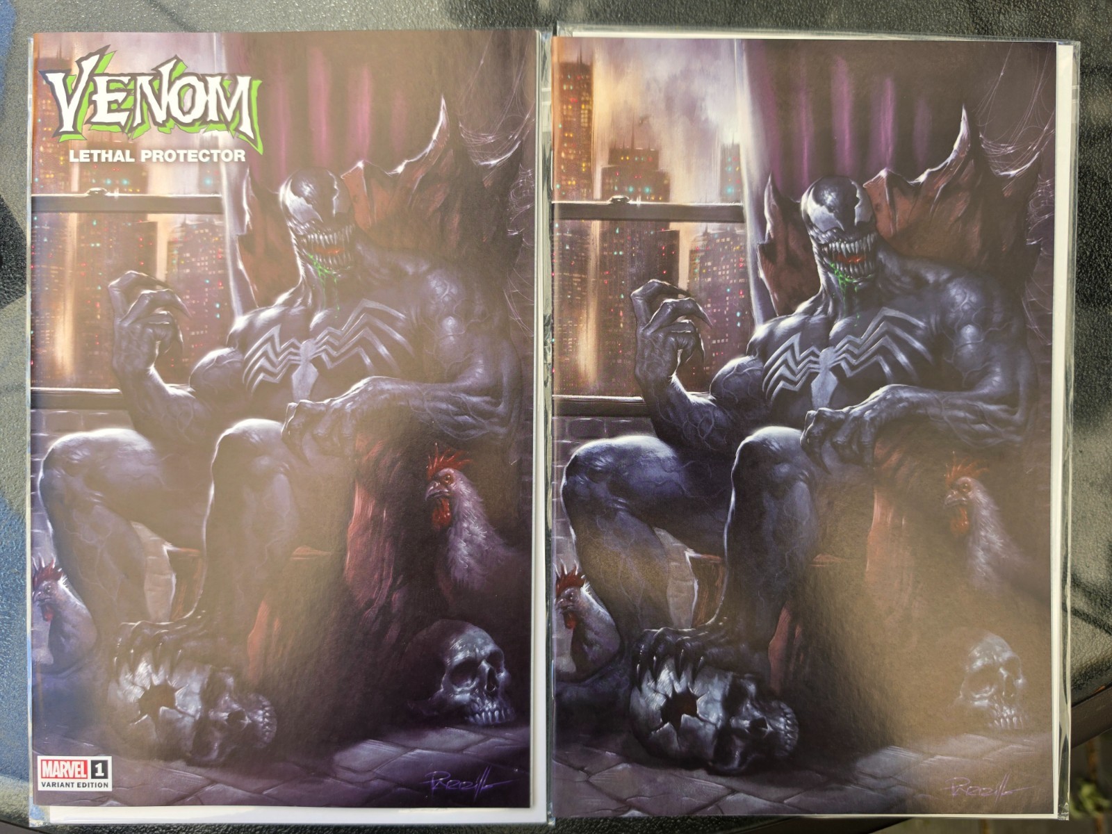 Venom Lethal Protector #1 EXCLUSIVE Lucio Parrillo VARIANTS SET LTD 800 Venom Lethal Protector #1 EXCLUSIVE Lucio Parrillo VARIANTS SET LTD 800