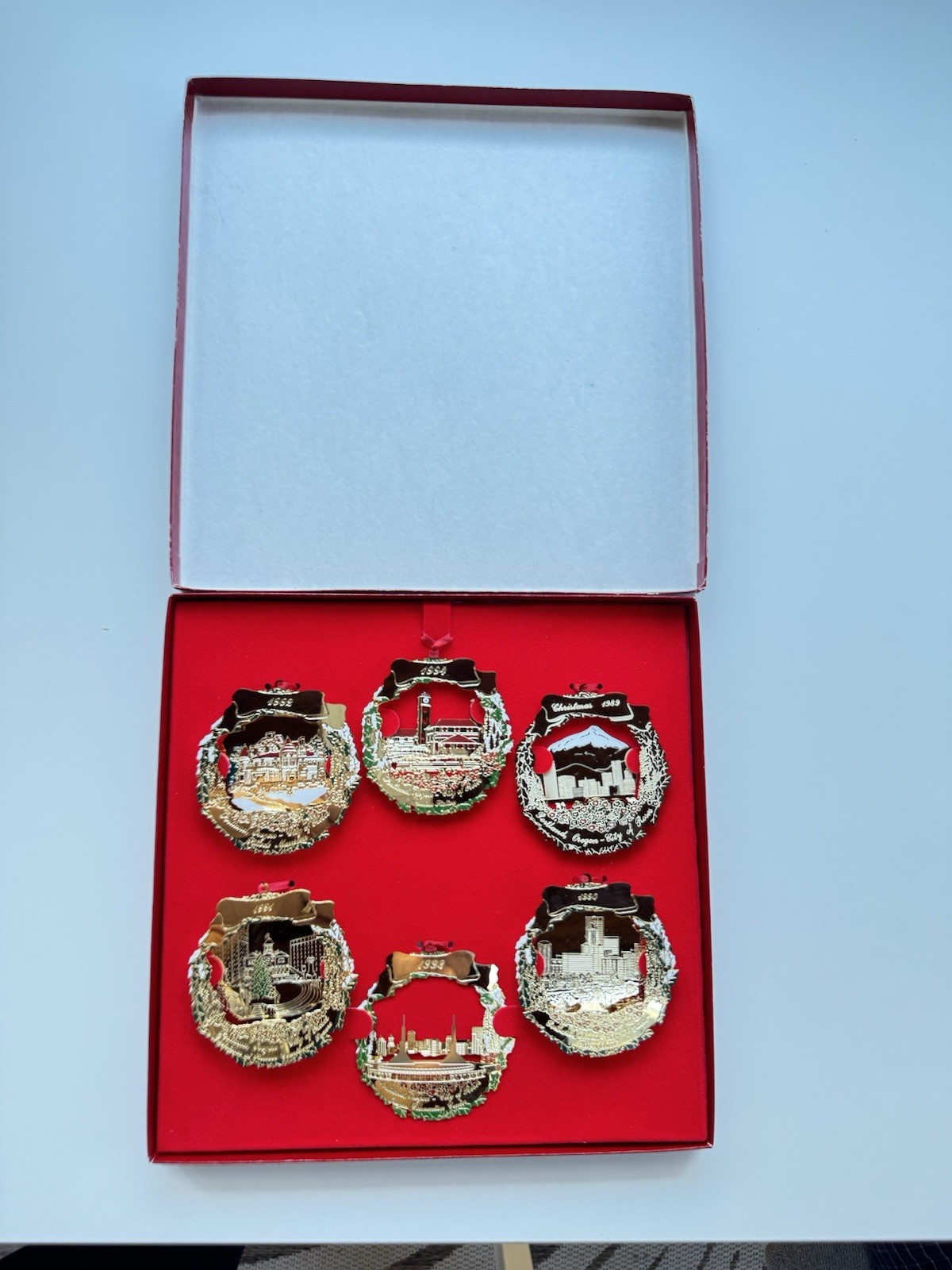 The Portland Ornament Collection  Limited Edition 1989,1990,1991,1992,1993,194
